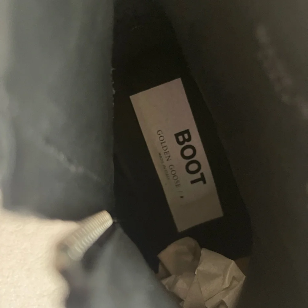 NEW Golden Goose Young Leather Zip Cowboy Ankle Boots - Picture 10 of 14